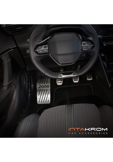 intakrom Peugeot 2008 Krom Ayak Dinlendirme Pedalı 2016 - 2020