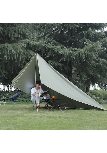 Xiyyadms 5 Adet Yeşil Nilon Çadır Klasması - Outdoor Kamp, Piknik İçin Güçlü Tutucu, Açıkova, Tentezzi Klipsi Koyu Yeşil