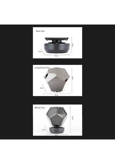 Skycity Usb Sarı Işıkli Mevsimler Yıldızları Gösterici - Hayalperest Ev Dekorasyonu Işık Projeksiyonu Diğer