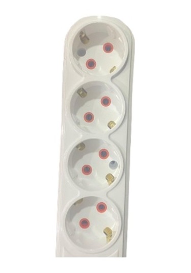 Asr 340376 Ars 4 Lü Anahtarlı Klemensli Topraklı Grup Priz 0 M