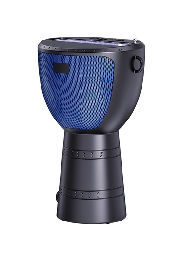 Ranyeek Dv-660 Mavi Güneş Enerjili Bluetooth Hoparlör - Dış Mekan İçin Taşınabilir, El Feneri Özelliği İle 10w Ses Gücü