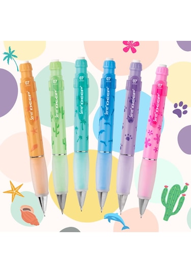 Deep Uçlu Kalem 6'lı Set - Doğa Serisi