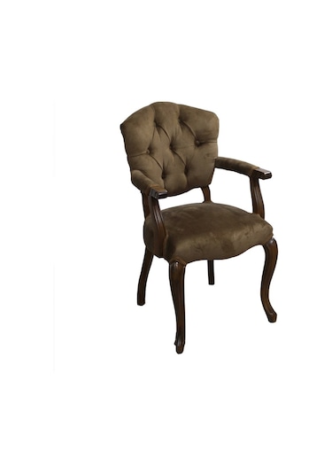 Bengimobilya Berjer Lüken Aslan Ayak Model Parlak Ceviz Baby Face Kumaş Kapito