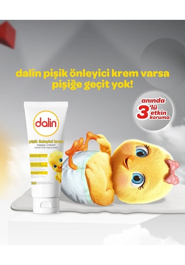 Dalin Dalin Pişik Önleyeci Krem 100 Ml