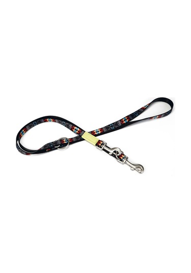 Beeztees Köpek Gezdirme Kayışı, Desenli, 200cm, 20mm Çok Renkli