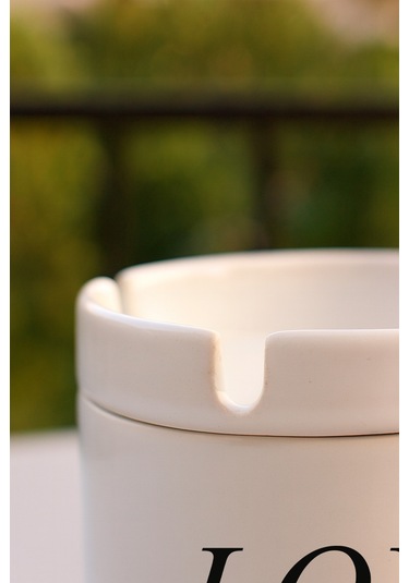 Porselen Baskılı Küllük - Hope