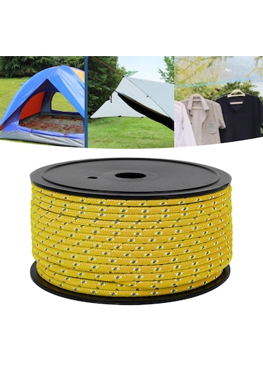 Suntek Kamp Çadırı Halat Gölgelik Barınak Hayatta Sarı Sarı