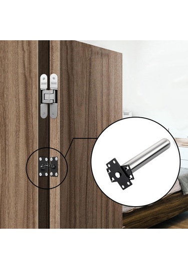 Suntek Otomatik Kapı Kapatıcı Görünmez Ev Yatak Odası Siyah