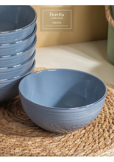 Fıoretta Fiesta Salata Kasesi Seti 2 Adet 700 Ml Porselen 293320655 Grayish-blue