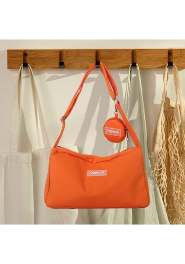 Suntek Kadın Omuzdan Askili Çanta Crossbody Çanta Turuncu