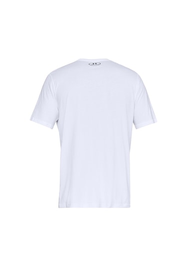 Under Armour Erkek Ua Sportstyle Left Chest Kısa Kollu Tişört 1326799-100 Beyaz