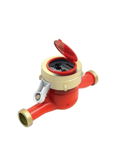 Klepsan Kvs 12s 3/4 110 Mm 2,5m3/h Kuru Tip Çok Hüzmeli Sıcak Su Sayaçları