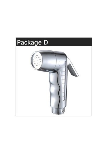 Joyhub Mingjin Shop2 D Tarzı 6 Tip Abs Plastik Tuvalet Püskürtücü Duş Başlığı Kendini Temizleyen El Banyo Bide Musluk Püskürtme Tabancası Su Yıkama 6js5xg Beyaz