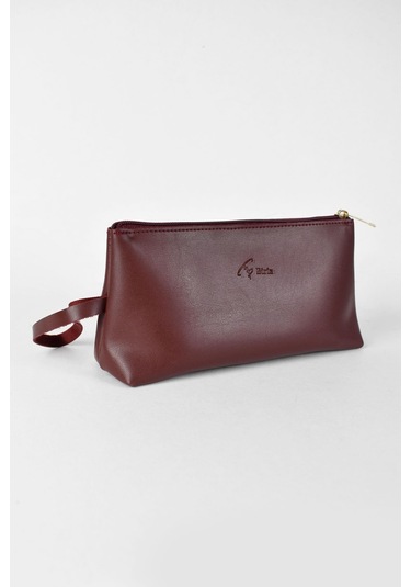 Biriz Kadın Makyaj Çantası - Bordo