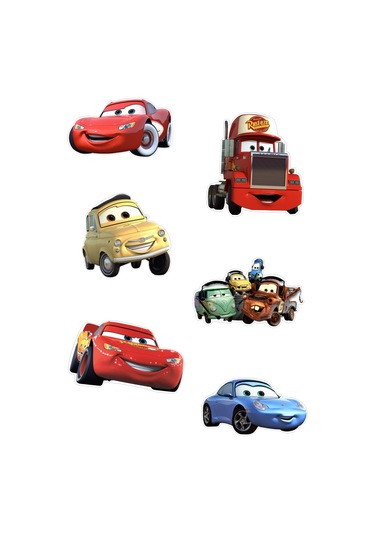 Cars Yenilebilir Cupcake Ve Pasta Resim Baskı
