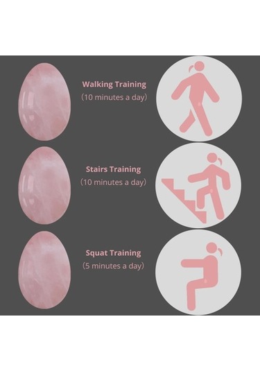 Siyah Obsidiyen Delinmemiş Gül Kuvars Yoni Yumurta Seti Yeşim Yumurta Obsidiyen Kegel Egzersiz Vajinal Kaslar Sıkma Topu Yoni Yumurta Egzersizi 37fv6c Çok Renkli