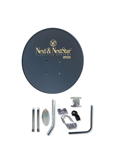 Ofset 70 CM Çanak Anten Siyah Full Set + Tekli Lnb + 10 M Kablo