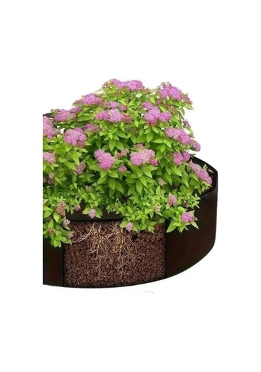 Elmpaly 7 Bölmeli Yuvarlak Dikim Torbası - Dayanıklı Raised Yatak Çiçek Sebze