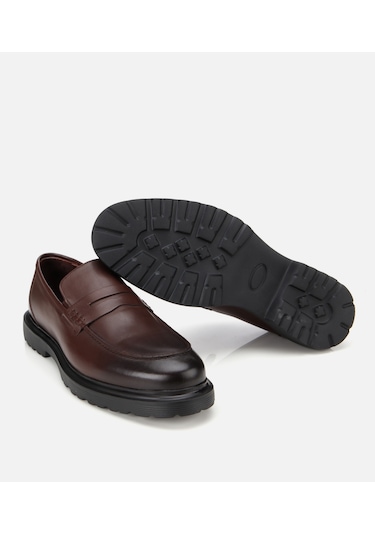 Hotiç Erkek Deri Kahverengi Yumuşak Dokulu Klasik Loafer 02ayh311980a480 02ayh311980a480 Kahverengi
