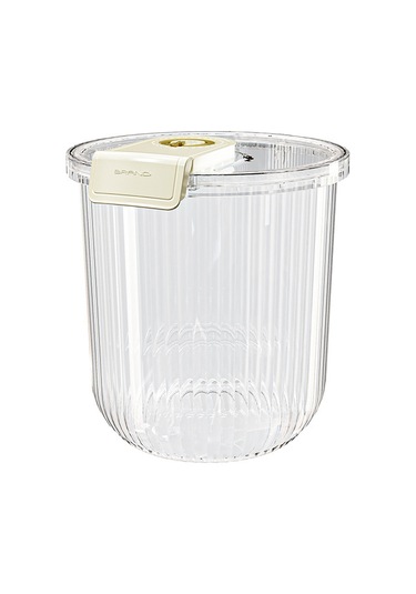 Yifomall Ev İçin Gıda Seviyesi Muhafaza Kabı - Haşere Ve Nem Koruma, 15 Kg Kapasite, Pirinç/un/bezelye Saklama Avokado Yeşili/şeffaf Diğer