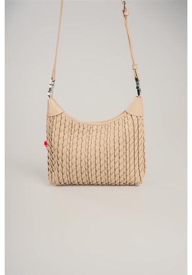 Ççs Kadın 17802 Omuz Çantası Bej