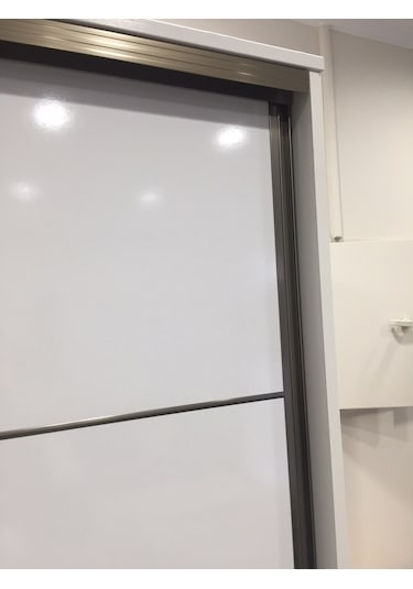 Doğandekorasyon Bora 120 Cm Sürgülü Dolap Gardırop Vestiyer Portmanto