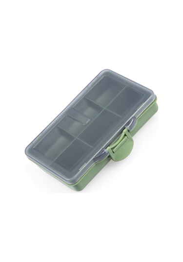 Xindoker 6 Bölmeli Balıkçılık Malzemeleri Kutusu - Taşınabilir, Nem Gösterici, Pe Plastik, Sınıflandırma Kolay, Dayanıklı