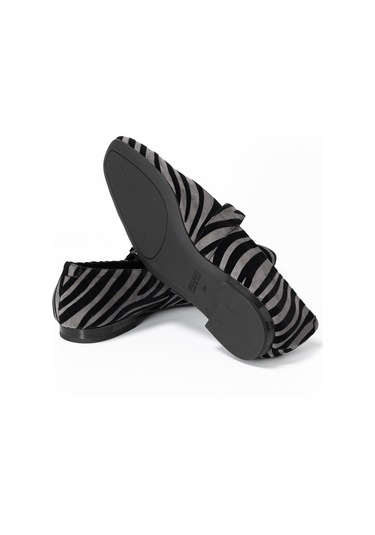 Zebra Babet Kadın 91e4 Frau Velvettecfloc Çok Renkli