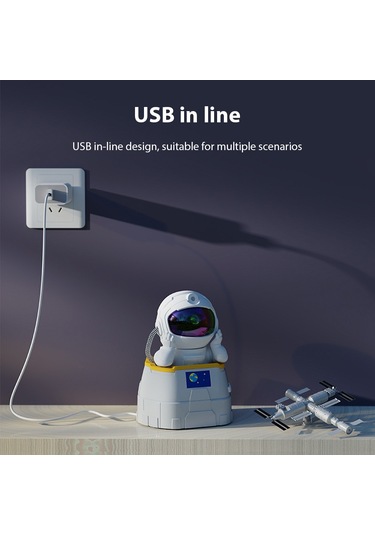 Reedark Uzaylı Figürlü Yıldız Projeksiyon Lambası, Mavi Dişli Kontrol, İki Zamanlama Modu, Usb Beslemeli, Açı Ayarlı, Bluetooth Desteği Diğer