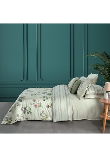 Sarev Elodıe Kıng Sıze %100 Tencel Nevresim Takımı Kahverengi