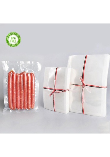 10 15cm 100 Adet Vakum Isıtmalı Ve Dondurucu Torbaları Mutfak Gıda Sınıfı Ambalaj Poşetleri