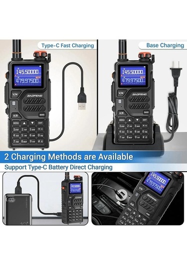 Buaoaos Baofeng K5 Plus Dual-band Dual-standby Fm Handheld Analog Radio