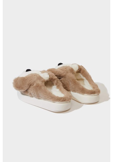 Defacto Kadın Düz Taban Panduf F2912ax25wnbg26 Bej-bg26