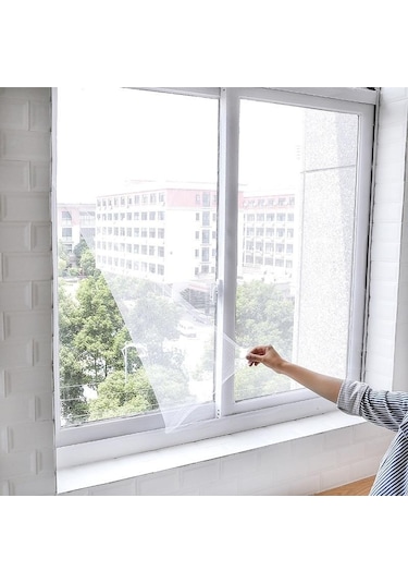 Jms Siyah Kapalı Böcek Sinek Sivrisinek Pencere Teli Kapı Anti Cibinlik Mutfak Pencere Koruyucu 1.5x2m