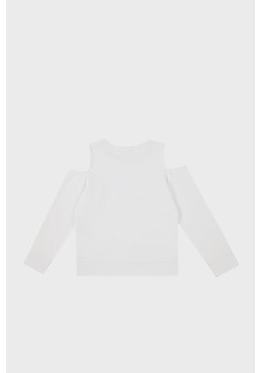 Balmain Çocuk Sweat 6m4020 Mx270 130 Beyaz