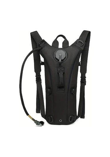 Dashanshop 1 Adet 3l Büyük Kapasiteli Su Torbası Bisiklet Su Çantası Outdoor Spor Tactical Tan Haki