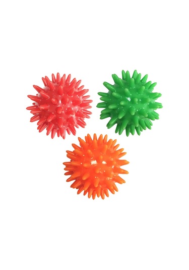 Homyl 3x Masaj Topu Relax Kompakt Yoga Pilates Omuz Sırtı Için Mavi