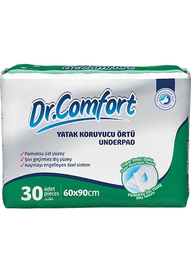 Dr.Comfort 60 x 90 CM Yatak Koruyucu Örtü 30'lu
