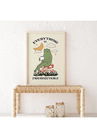 Her Şey Çözülebilir Motivasyon Posteri - Çerçevesiz