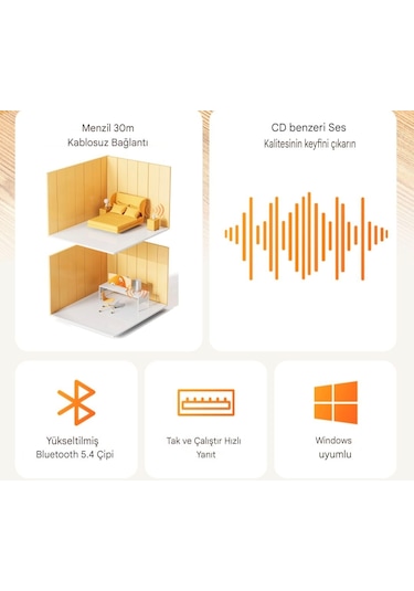 Toocki Bluetooth 5.4 USB Adaptör