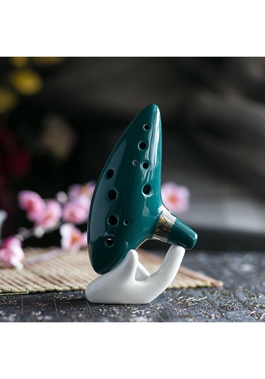 Hermann Mayer Hmo12Gr Pro Seramik Alto Ocarina - Yeşil