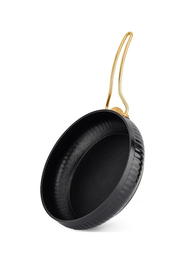 Lines Ts-0002 7 Parça Granit Kaplama Gold Kulp Güveç Tencere Seti