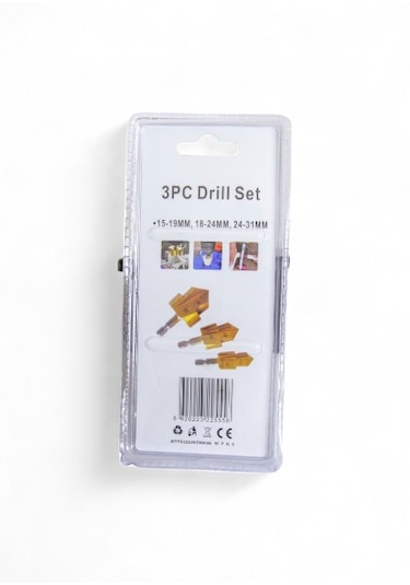 Alfa Hırdavat 3 Pcs 15-19 Mm 18-24 Mm 24-31 Mm Dril Set