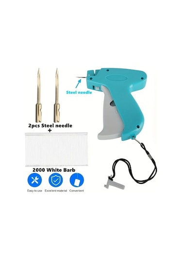 Willowhaven Tilwerich 2si1 Etiket Tabancası Seti 35mm 5000ad Barb Glue İğneli Ofis Ev Okul El İşi