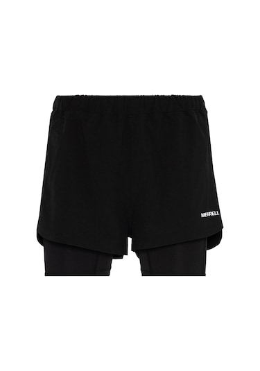 Merrell React Erkek Koşu Şortu Siyah Siyah
