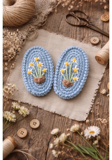 Diadem Aksesuar Diadem Bahar Modası Açık Mavi