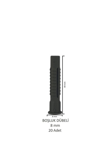 Tuğla Boşluk Dübeli 8 Mm  20 Adet