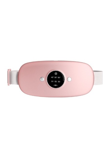 Yeni Sıcak Kompres Sıcak Saray Kemer Dijital Ekran İle Akıllı Titreşim Isıtma Masajı 62s39c Açık Pembe