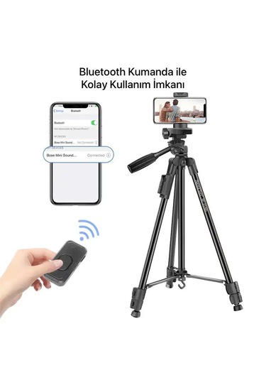 Ultratekno Np-3180s 129 Cm Bluetooth Kumandalı Profesyonel Tripod