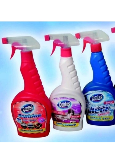 Contes Aspirine 750 ML + Contes Derz 750 ML + Contes Yağ Çöz 750 ML